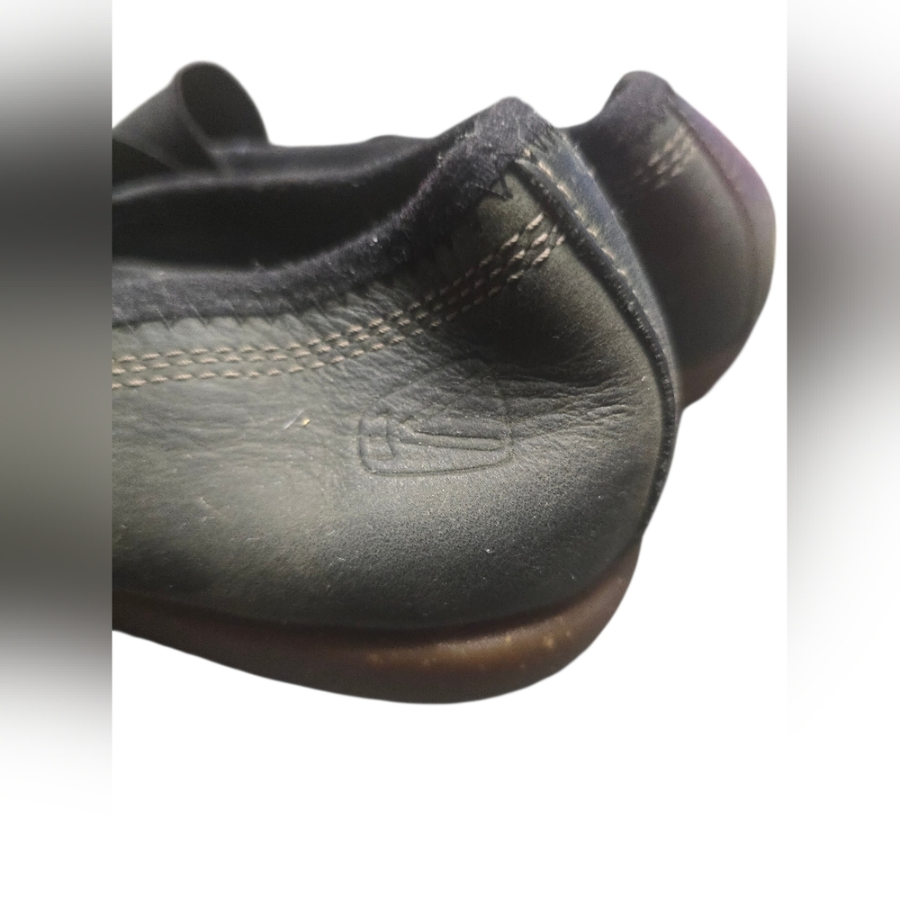 Keen Sienna Leather Brown Gray Mary Jane Flats Womens 9 - Picture 6 of 7